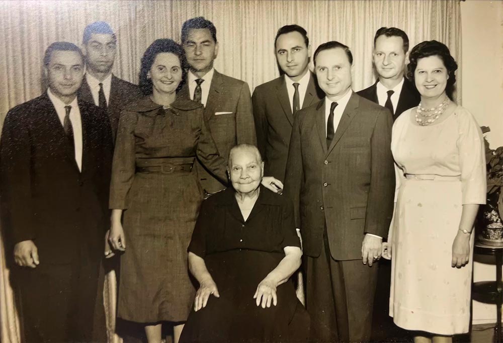 Adult Joseph S. Bruno with family.