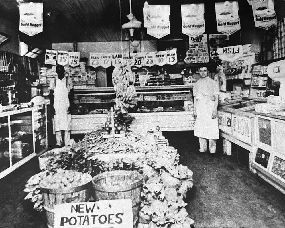 Joseph S. Bruno in his first store.